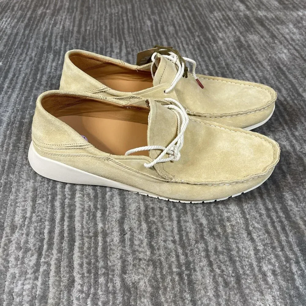 OluKai Shoes Mens Size 11 Beige Ka'a Driver Moccasin Casual Comfort 10534-GSGS
